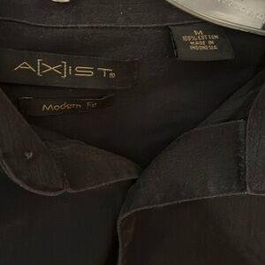 Axist modern fit M Black button down